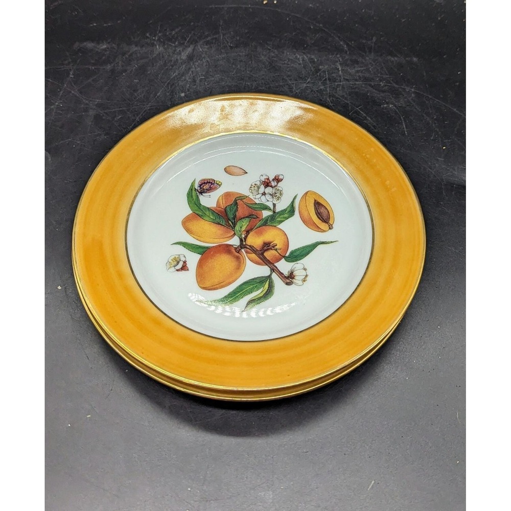 Email de‎ Limoges Veritable Porcelain FRUIT Peach 7.25" Decorative Plate